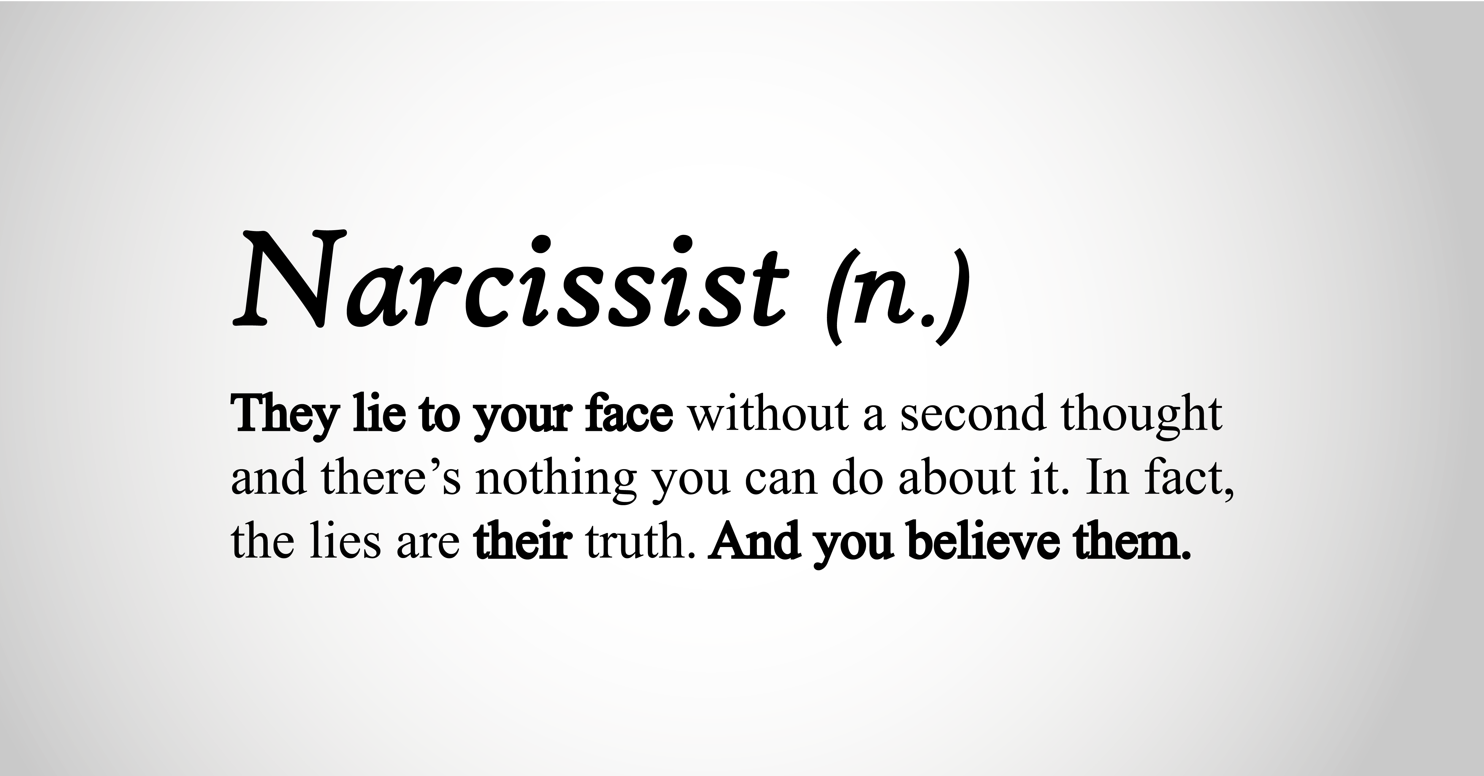 Spot a Narcissist - illaaj.com